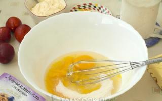Кекс со сливами: рецепты приготовления