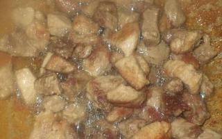 Provjereni recept za ukusni pilav od svinjetine Kuhanje ukusnog pilava od svinjetine korak po korak