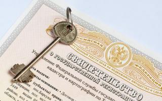 Das Verfahren zur Registrierung des erhaltenen Eigentums als Eigentum. Wer trägt das Eigentumsrecht ein?