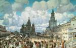 History of the 17th century briefly.  History of Russia XVII century.  Chronology of the most important events in world history