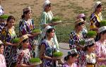 Tradicije in običaji Uzbekistana, narodni obredi, igre, prazniki