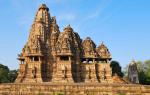 Velikost in oblika templjev Khajuraho